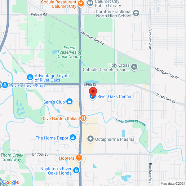 Map of the area